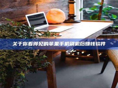 孟津关于你看得见的苹果手机刷机后赚钱软件